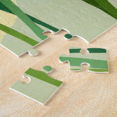 Tropische bladeren legpuzzel (Zijkant)