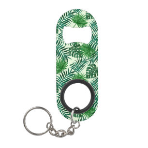 Tropische bladeren mini flessenopener