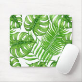 Tropische bladeren muismat (Met muis)