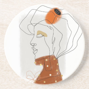 Tropische bladeren, naadloos patroonontwerp. zandsteen onderzetter