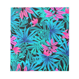 Tropische bladeren notitieblok