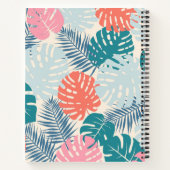 Tropische bladeren notitieboek (Achterkant)