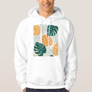 Tropische bladeren:  Oerwouden afdichting Hoodie