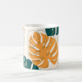 Tropische bladeren: Oerwouden afdichting Koffiemok (Center)