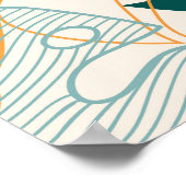 Tropische bladeren: Oerwouden afdichting Poster (Hoek)