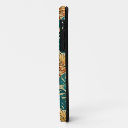 Tropische bladeren patroon monogram Case-Mate iPhone case (Achterkant/links)