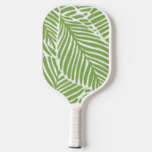 Tropische bladeren patroon pickleball paddle (Achterkant)
