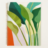 Tropische bladeren planner (Voorkant)
