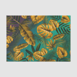 Tropische bladeren tissuepapier