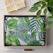 Tropische bladeren tissuepapier (Geschenk)