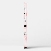 Tropische bladeren Zebra's Stropdas-kleurstofpatro Case-Mate iPhone Case (Achterkant / Links)