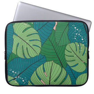 Tropische bladwandtapijten: Verdure Laptop Sleeve
