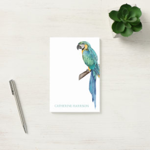 Tropische Blauwe Ara Persoonlijk Post-it® Notes