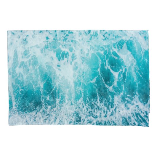 Tropische blauwe golven in de Oceaan Kussensloop (Voorkant)
