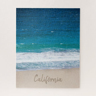 Tropische blauwe oceaangolven Aangepast Californis Legpuzzel