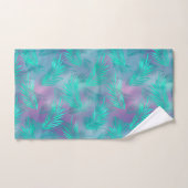 Tropische Blauwgroen bladzijden grafisch Bad Handdoek (Handdoek)