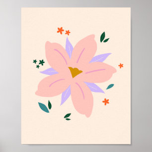 tropische bloem 02 poster