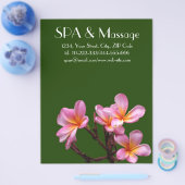 Tropische bloem flyer (Enkel)