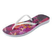 Tropische bloem Frenzy Flip Flop (Schuin)