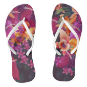 Tropische bloem Frenzy Flip Flop (Voetbed)