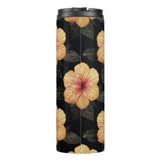 Tropische Bloem Patroon Leggings Thermosbeker