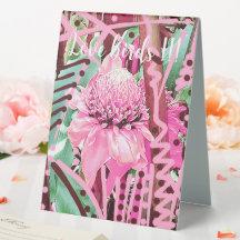 Tropische Bloem Van Het Leven Bruid & Bruidegom