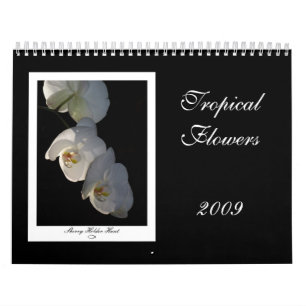 Tropische Bloemen 2009 Kalender