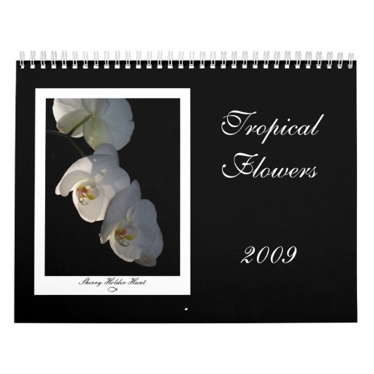 Tropische Bloemen 2009 Kalender (Hoes)