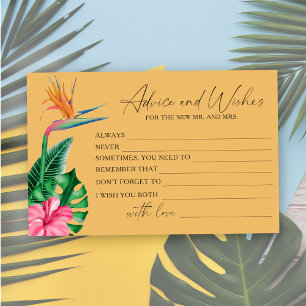 Tropische bloemen - Advies en wensen voor bruidsdo Briefpapier