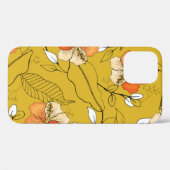 Tropische bloemen bladeren: exotisch behang. Case-Mate iPhone case (Achterkant (horizontaal))