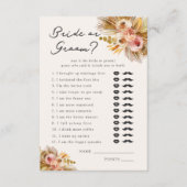 Tropische Bloemen bruid of bruidegom? Spel Informatiekaartje (Voorkant)