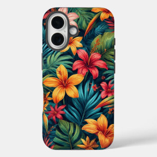 Tropische Bloemen iPhone 16 Hoesje