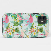 tropische bloemen en vogels Case-Mate iPhone case (Achterkant (horizontaal))
