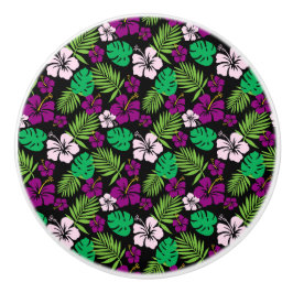Tropische bloemen kabinet - Drawerknoppen Keramische Knop