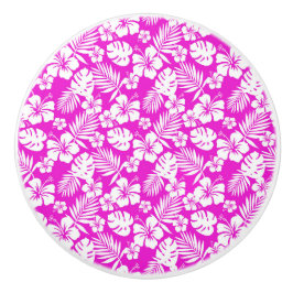 Tropische bloemen kabinet - Drawerknoppen Keramische Knop