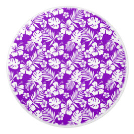 Tropische bloemen kabinet - Drawerknoppen Keramische Knop