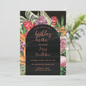 Tropische Bloemen Luau 2 Verjaardag Kaart (Staand voorkant)