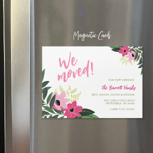 Tropische Bloemen Magnetische Bewegende Aankondigi