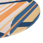 Tropische bloemen: moderne header snijplank (Hoek)