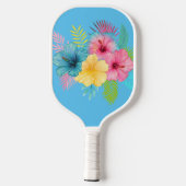 Tropische bloemen pickleball paddle (Achterkant)