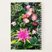 Tropische bloemen planner (Achterkant)