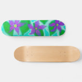 Tropische bloemen skateboard (Horizontaal)