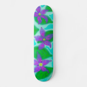 Tropische bloemen skateboard