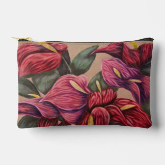 Tropische bloemenprinttas etui