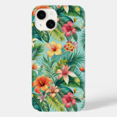 Tropische bloementelefoon Case-Mate iPhone case (Achterkant)