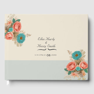 Tropische Blues & Greens Eco-vriendelijke strand b Gastenboek