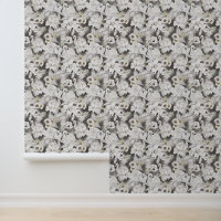 Tropische Boho Florals Flamingo's Palmbladeren