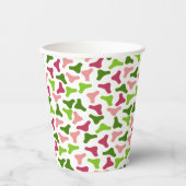 Tropische Boomerang Pattern Cup Papieren Bekers (Voorkant)