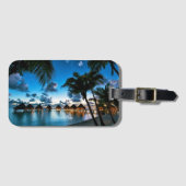 Tropische Bora Bora Bagagelabel (Voorkant (horizontaal))