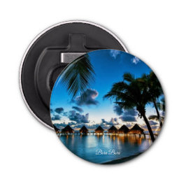 Tropische Bora Bora Button Flesopener